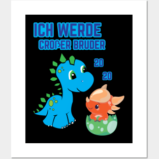 Ich Werde Großer Bruder Dino 2020 Posters and Art